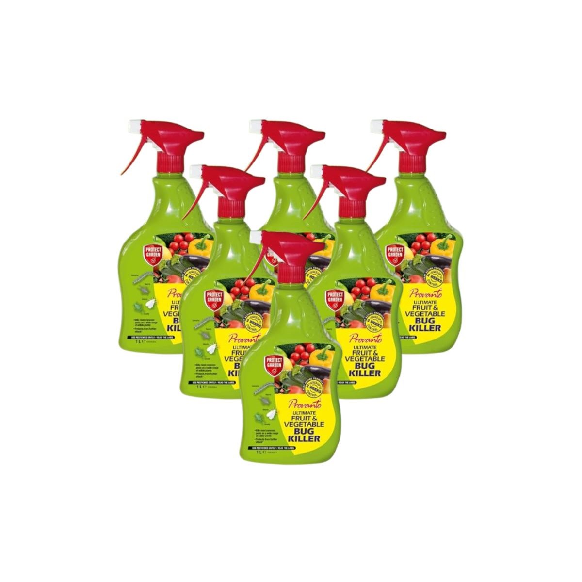 Case of 6 x Provanto Ultimate Fruit and Vegetable Bug Killer 1L