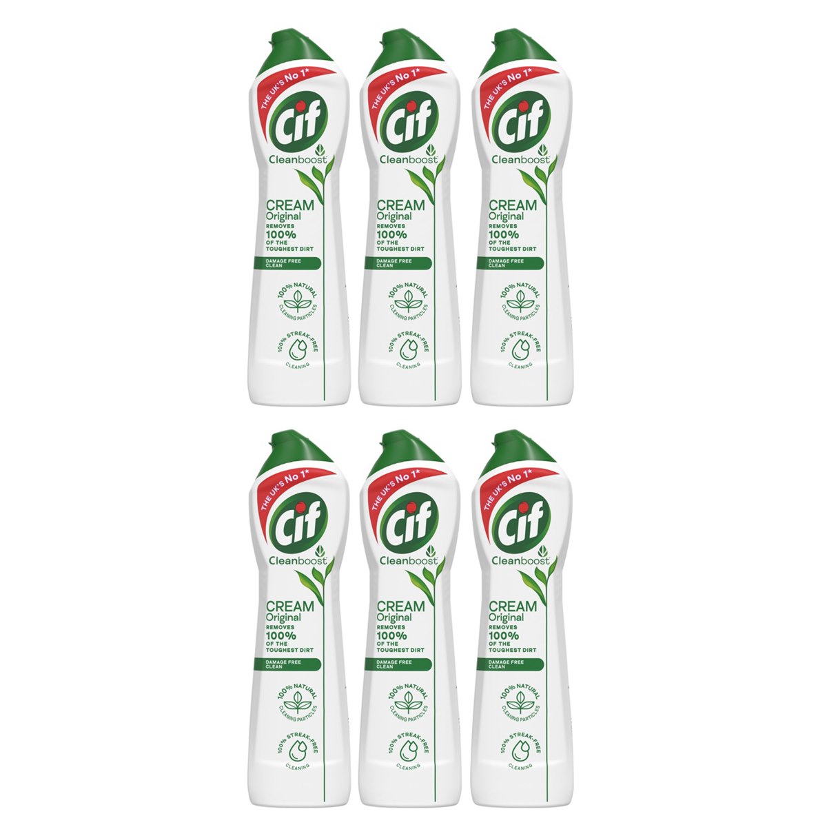 Case of 6 x Cif Original Cream Cleaner 500ml