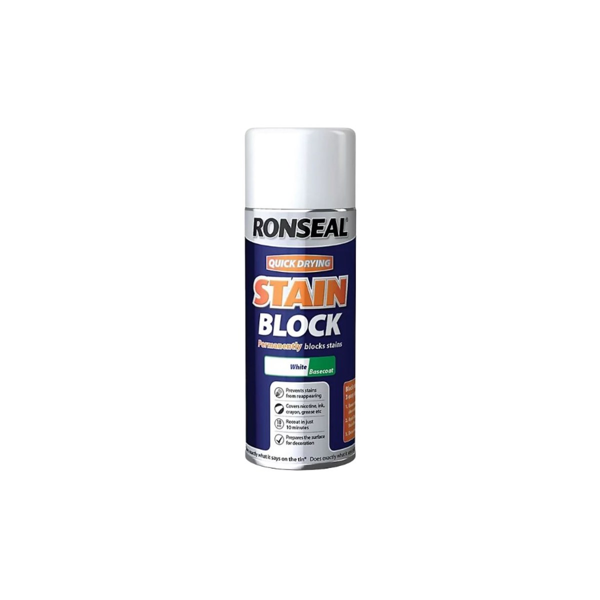 Ronseal One Coat Stain Block Aerosol 400ml