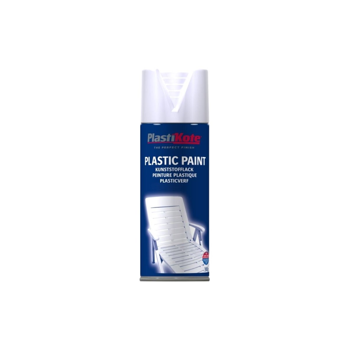 PlastiKote Plastic Paint White 400ml