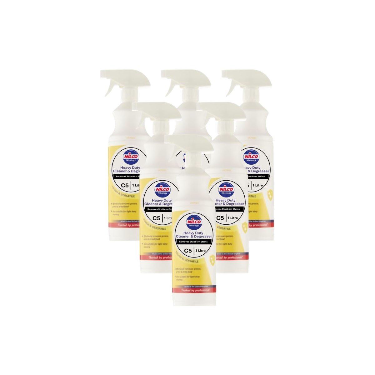 6 x Nilco Heavy Duty Cleaner and Degreaser 1L