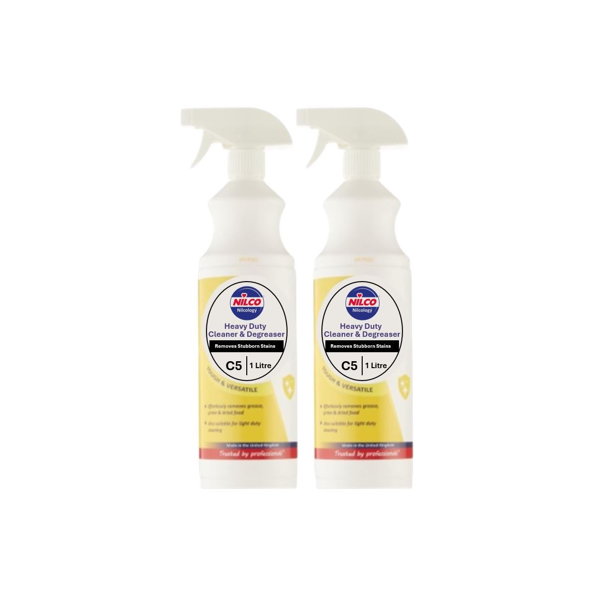 2 x Nilco Heavy Duty Cleaner and Degreaser 1L