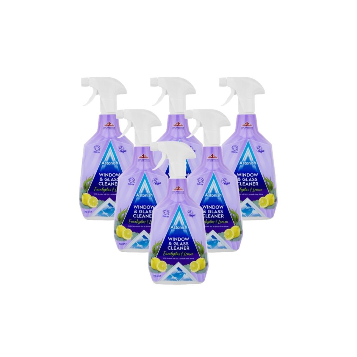 Case of 6 x Astonish Window and Glass Cleaner 750ml