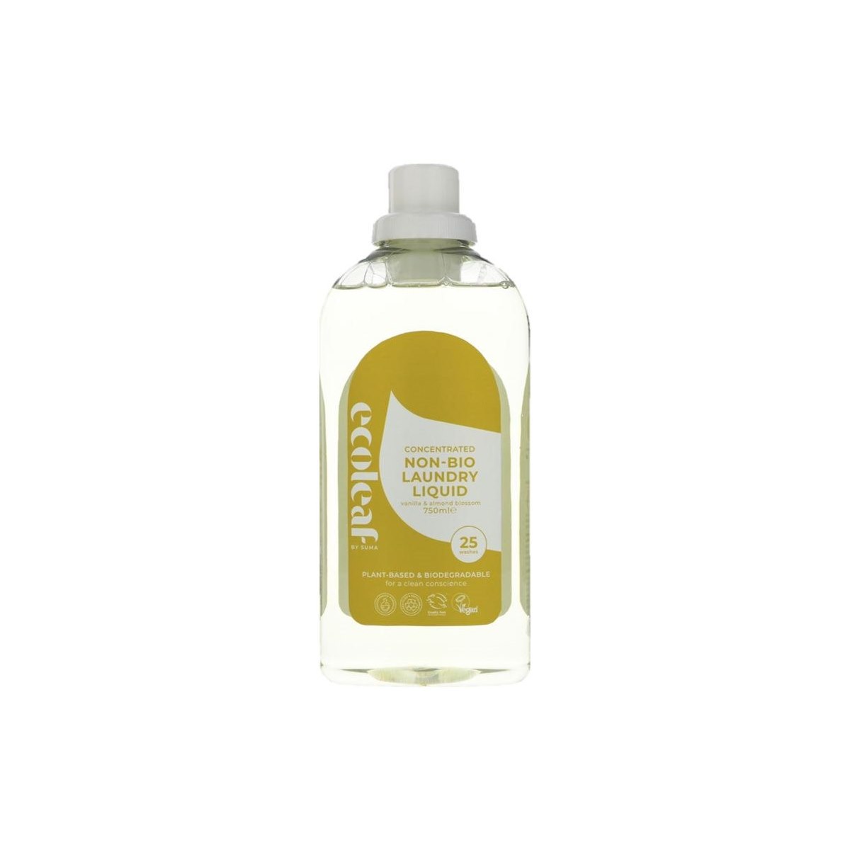 Ecoleaf By Suma Laundry Liquid Vanilla Conc 740ml