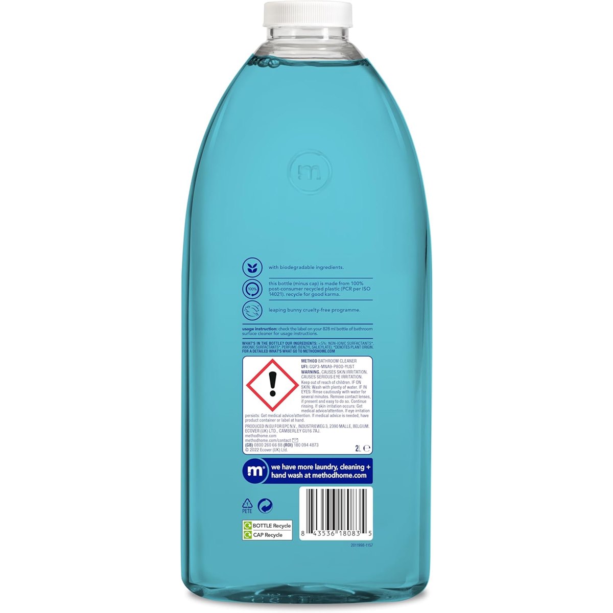 Method Bathroom Cleaner Refill usage instructions