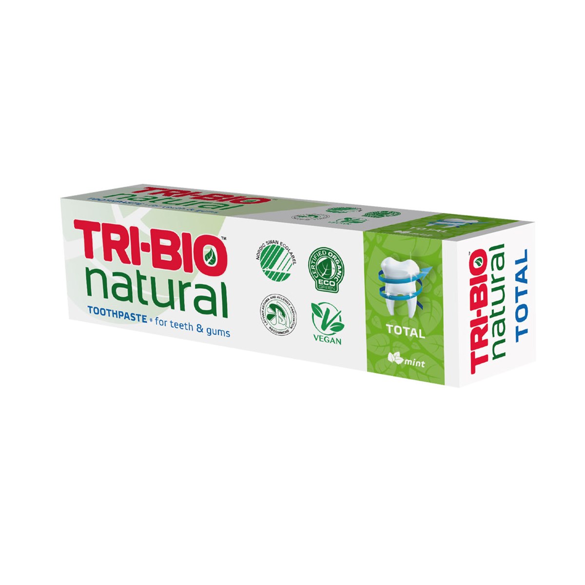 TRI-BIO Natural Eco Toothpaste for Total Toothcare 75ml