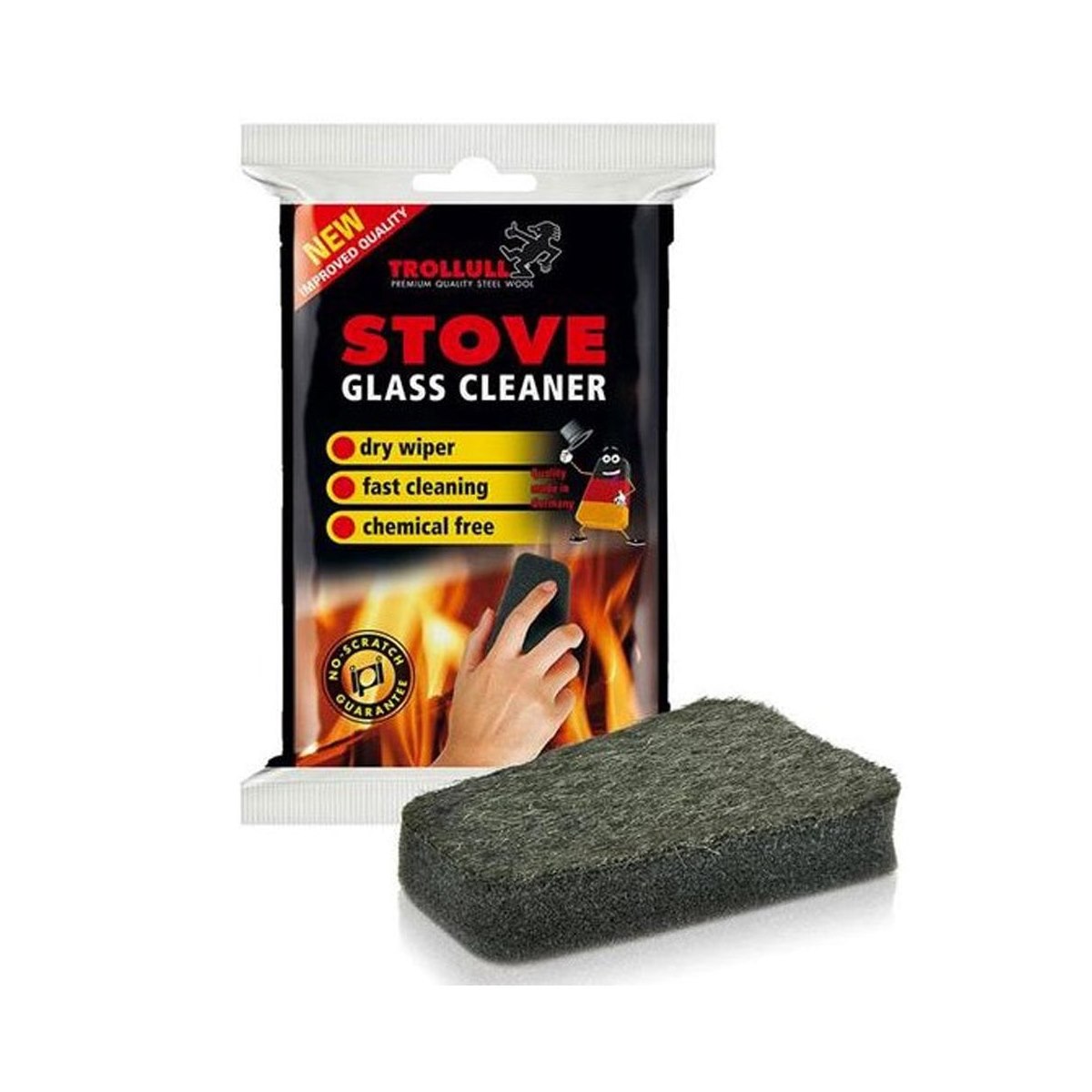 Trollull stove glass cleaner