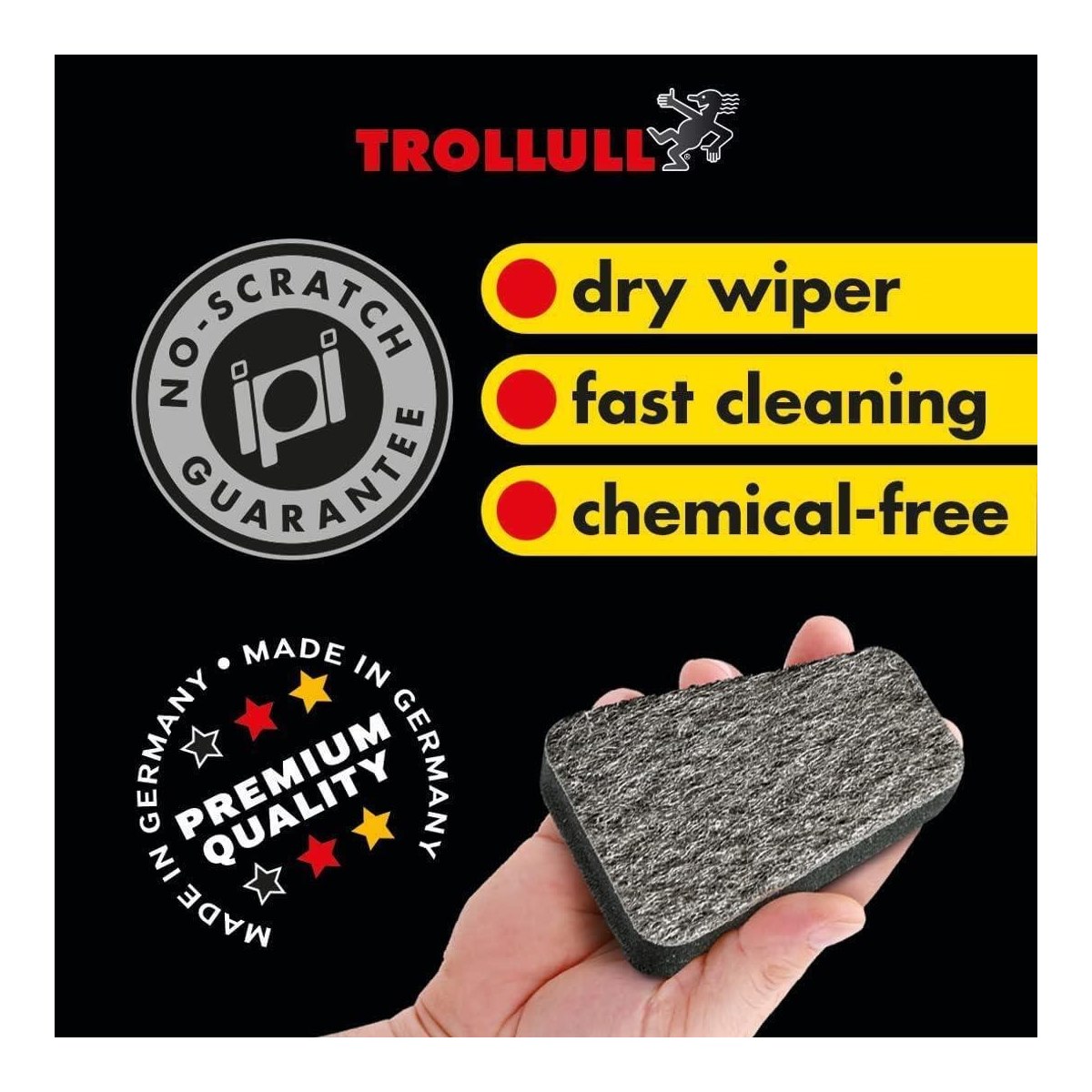 Trollull Stove Glass Cleaner Pads