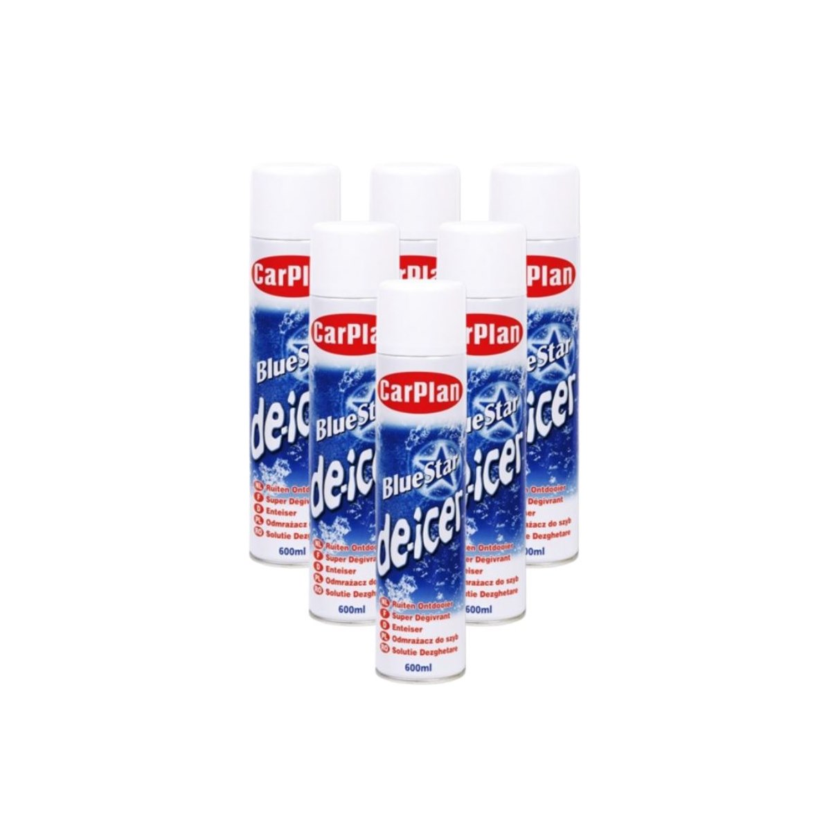 Case of 6 xBlue Star De-Icer 600ml