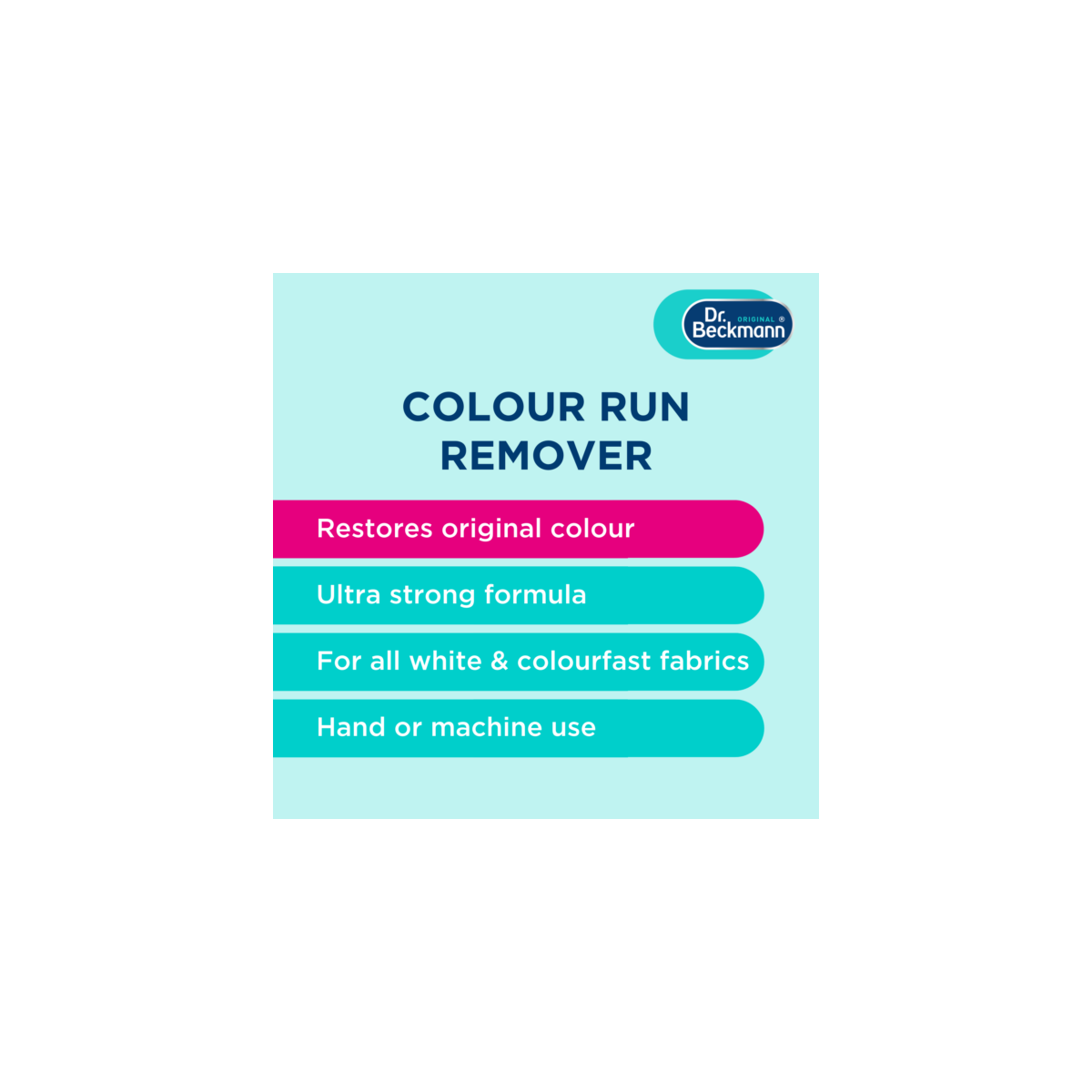 Dr Beckmann Colour Run Remover