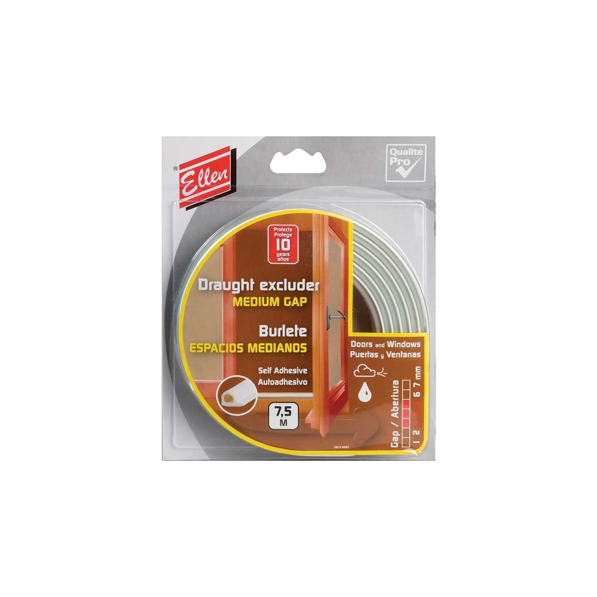 Ellen Medium Gap P Weather Seal 7.5m White