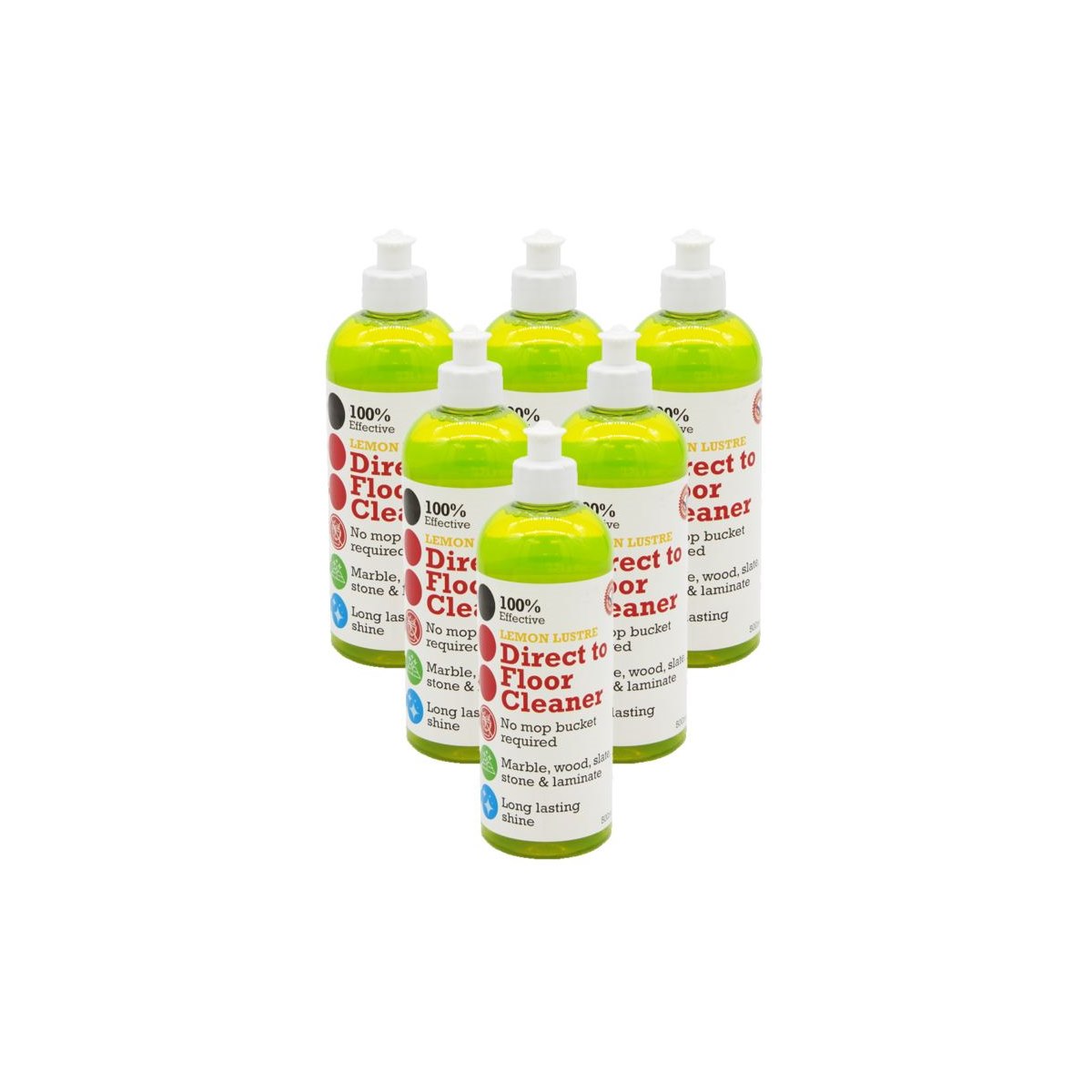 Case of 6 x DOTS Direct to Floor Cleaner Lemon Lustre 500ml