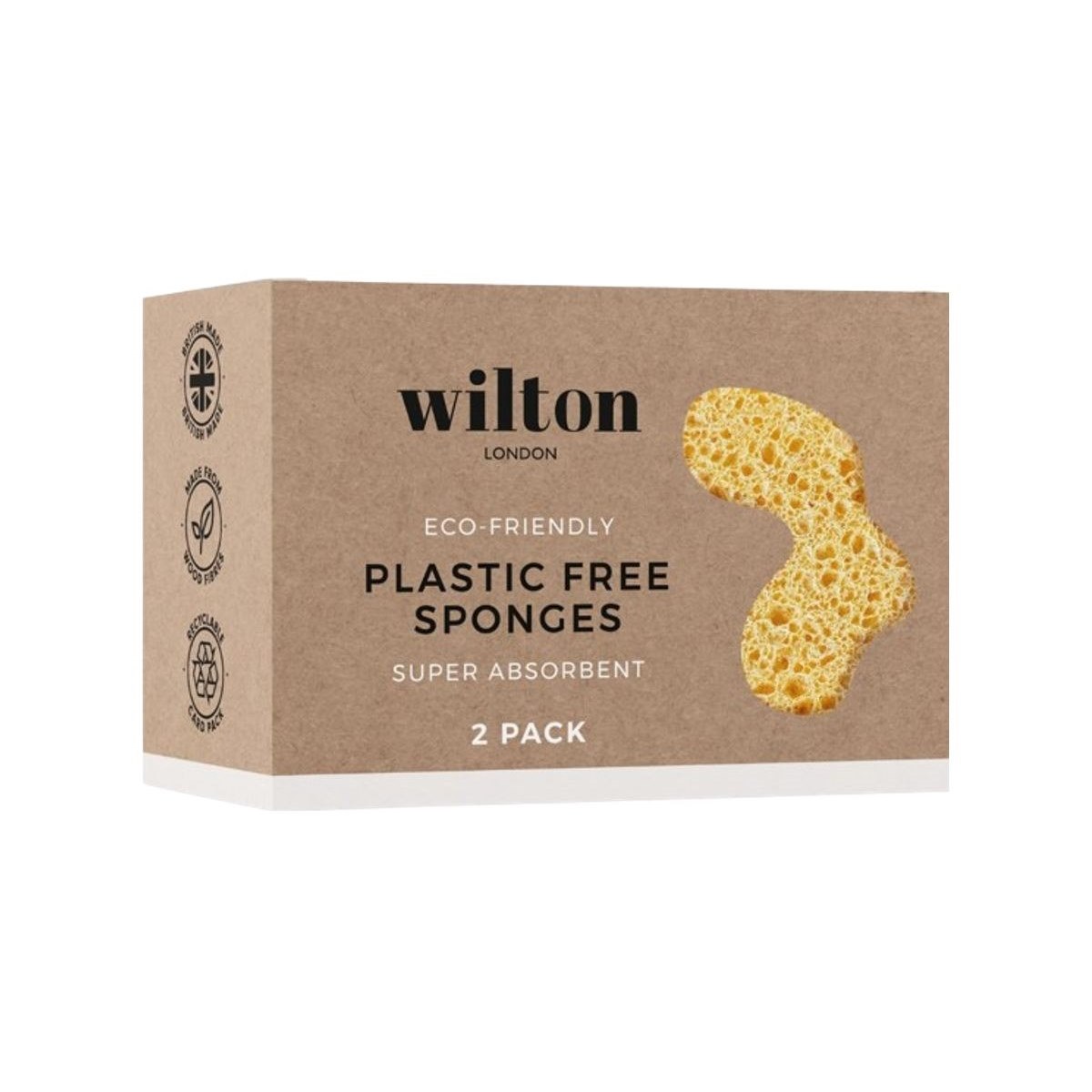Wilton Eco Friendly Plastic Free Sponge 2pk