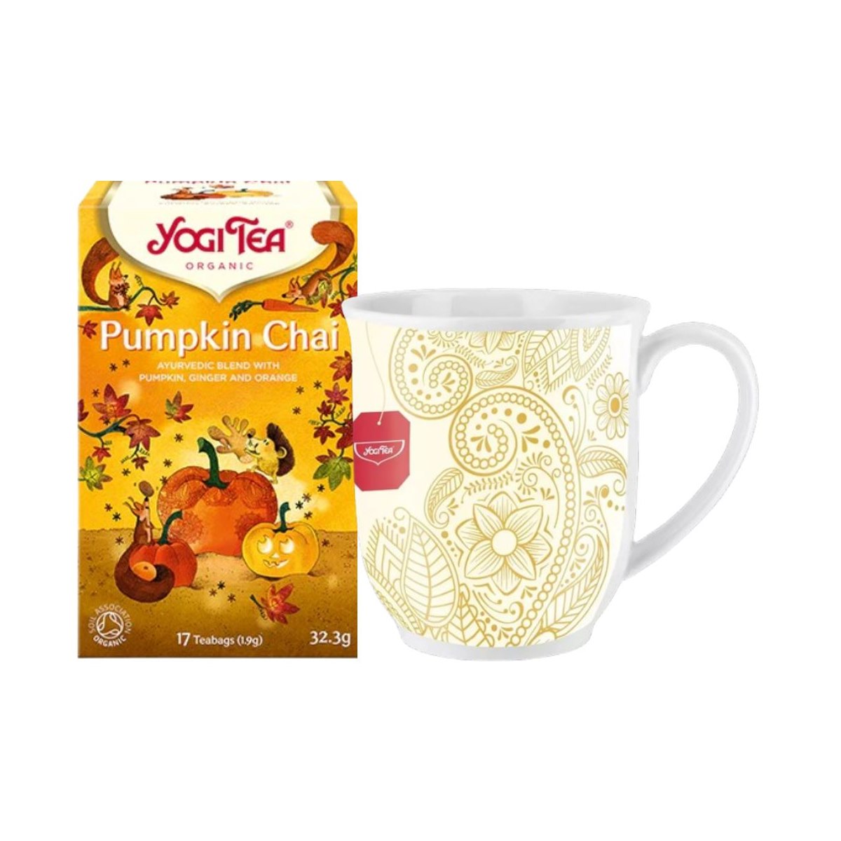 Yogi Mug FREE Pumpkin Chai Tea